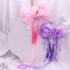 Haarschmuck Hanfu Quasten Luftschlangen Haarnadel Hinterkopf Clip Netzgarn Großes Schmetterlingsende Antiker Stil Mädchen Kind Blume