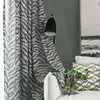 Rideau moderne rideaux pour salon salle à manger chambre minimaliste motif géométrique Jacquard Design personnalisé vent gaze