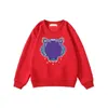 K Designers Kid Vêtements Designer Enfants Sweatshirts Marque À Manches Longues Dessin Animé Imprimer Pull Automne Hiver Garçons Filles De Luxe 100% Coton À Capuche CXD2311212