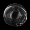 Vases 8x Clear Glass Ball Shape Vase Garden Decor Wall Hanging Bottle