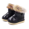 Laarzen Baby Winter Snowboots Warm Pluche Konijnenbont Kinderen Winterlaarzen Kinderen Meisjes Jongens Schoenen 231121