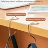 Hooks & Rails 1pc Portable Folding Bag Hook Hanger Foldable Table Handbag Desk Office Purse Side Women Holders Organizer Handba W5e7Hooks