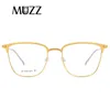 Sunglasses Frames Fashion Pure B Titanium Glasses Frame Men Square Prescription Eyeglasses Eyewear Vintage Myopia Optical Spectacles Eye For