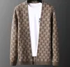 Designer Luxury Fashion Knitted Cardigans Sweater Men Casual Trendy Coats Jacket Men Clothes
