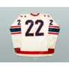 Personalizado BLANCO 22 ROCHESTER AMERICANS HOCKEY JERSEY NUEVO Top cosido S-M-L-XL-XXL-3XL-4XL-5XL-6XL