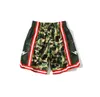 Мужские дизайнерские шорты мужчины летние модные пляжные брюки унисекс хип-хоп стиль камуфляжный рисунок хлопок Sport Short Pantsm-3xl