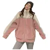 Women's Jackets Warm Thick Women Fashion Casual Outwear Winter Zipper Pockets Stand Neck Jacket Faux Fleece Fluffy Coat Ladies
