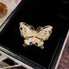 Wedding Rings RING FOR WOMAN Fashion Gold Silver Butterfly Opening Index Finger Rhinestones Stainless Steal Jewelry 2023 Boho Luxury