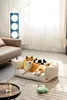 Mewoofun Canapé-lit pour chat pour petits chiens et animaux domestiques, coussin de couchage polyvalent et confortable pour vos amis à fourrure, tapis doux lavables 231120