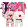 Strampler Baby Jungen Kleidung Mehrteilige Baumwolle geboren Baby Strampler Jungen Mädchen Kleidung Voller Ärmel Overall Baby Pyjama Cartoon 012M 230421