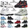 Jumpman 4 أحذية كرة السلة للرجال والنساء 4s عسكري أسود أحمر شراع القط الرعد 5s Concord 6s UNC 11s رمادي رائع 12s تصفيات 13s رجالي