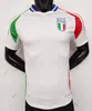 Italien Soccer Jerseys Italia 2023 2024 125th Anniversary Maglie Da Calcio Verratti Chiesa Gnonto Football Shirt Lorenzo Pinamonti Politano Grifo Fans Player