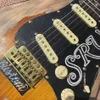 Chitarra elettrica Relic, stile SRV, corpo in ontano con manico in acero, chitarra elettrica personalizzata, spedizione gratuita 11