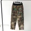 Pantaloni da uomo Salopette vintage Streetwear Camouflage Lato maschile per uomini dritti multitasche Pantaloni cargo Pantaloni militari Camou Uomo