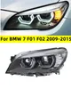 Faro dell'auto Tutti i LED per BMW Serie 7 F01 F02 2009-20 15 Indicatori di direzione Laser Style Sostituzione DRL Luci diurne