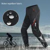 Pantalon de cyclisme WOSAWE hiver hommes vélo thermique polaire coupe-vent pantalon vêtements de sport vélo collants réfléchissants longs 231121