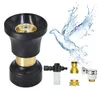 Vattenutrustning Portabla högtrycksvattenspistolbilbricka Garden Slang Munstycke Sprinklerskum Rengöringsverktyg