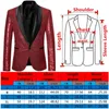 Men's Suits Blazers Shiny Gold Sequin Glitter Embellished Blazer Jacket Men Nightclub Prom Suit Coats Mens Costume Homme Stage Clothes For singers 231120