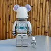 Nieuw off the plank Bearbrick 100+400% 28cm pak Project Mercury Astronaut NASA Bouwstenen Gewelddadige berenpophand speelgoed