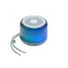 Mini BT trådlös subwooferhögtalare bärbar med rem med LED RGB Light Support TWS TG363 Bluetooth -högtalare