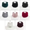 Scarves Unisex Winter Twist Cable Knitted Neck Warmer Gaiter Solid Color Outdoor Windproof Stretchy For Infinity Circle Loop Sca