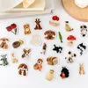 Cadeau cadeau 45 pcs par lot mini autocollant en boîte petite couronne de plante fraîche fleur dessin animé animal boisson froide manuel décoration