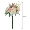 Dekorativa blommor Desktop Ornament Party Supplies Life Flower Artificial Hortangea Rose Chrysanthemum Ball Floral Arrangement