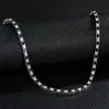 Hot Selling Iced Out 4mm Diamond Moissanite Tennis Chain Necklace Bracelet Women Men Gold Plated Hip Hop Jewelry