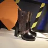 Yıldız Trail ayak bileği botları kadın beaubourg ödüllü platform çöl botları tasarımcı boot lüks yüksek kaliteli mefropolis düz ranger tıknaz topuk frenum martens botları 07