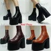 Boots Platform Women Ankle Boots 2022 Winter Brand Design Great Quality Gothic Style Comfy Cool Street Women Shoes Boots Big Size 43 T231121