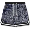 shorts masculinos de grife flor de caju calças masculinas da moda americana verão shorts casuais usam calças masculinas de secagem rápida de cinco peças seda gelada 843573089