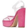 Sandales SHOFOO Shoes.Fashion Sandales pour femmes. Environ 14,5 cm de chaussures de soirée à talons hauts. TAILLE D'été: 34-45
