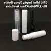 2ml/2g رذاذ واضح قابلة لإعادة الملء زجاجة فارغة صغيرة مستديرة من البلاستيك مصغرة حاوية مستحضرات التجميل على مستحضرات التجميل لعينة العطور Sampl HDBB