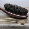 Brosses à cheveux Bois de santal naturel peigne fin soins antistatiques tête de brosse poils de sanglier naturels brosse à cheveux cheveux de bois de santal vert D50 231121