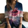 Women's Blouses Fashion Colorful Ladies Long-sleeved Shirt Street All-match Spring And Autumn Exquisite Beautiful