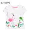 T shirts Kids Girl T Shirt Summer Baby Cotton Tops Toddler Tees Clothes Children Clothing Cartoon Short Sleeve Casual Wear 230420