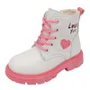 Barns Martin Boots Autumn and Winter New British Style Children's Boots Joker Fashion Boys Plus Velvet Boots