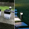 Lâmpada solar LED Luzes solares de jardim Post Cap Light Square Powered Pilar Lights Para ferro forjado Esgrima Quintal Quintais Portão Paisagismo Residencial