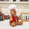 Christmas Decorations Gingerbread Man Chef Plush Doll Tree Decoration Year Childrens Gift Home 2024 231121