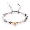 Hurtowe fasetowane kamienne koraliki bransoletka Kryształ Kryształowe bransoletki Regulowane biżuteria biżuteria Bracelety dla kobiet prezenty dla kobiet