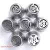 Baking Tools 7PCS/Set Stainless Steel Russian Tulip Icing Piping Cake Nozzles Pastry Decoration Tips Decorating Bakeware