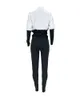 Women's Tracksuits 2023 Women Fashion Colorblock Long Sleeve Buttoned Top Pants Set Autumn Winter Turn Down Collar T-Shirts Two Piece Suit