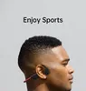 Hörlurar Benledning Earphones Bluetooth trådlös IPX8 Vattentät MP3-spelare Hi-Fi Ear-krok med Mic Headset Swimming