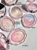 Blush colorrose wytłoczony w proszku Blush niebieski oryginalny makijaż naturalny impreza Blusher Shimmer Pearlescencja cienia do powiek 231120