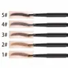 Eyebrow Enhancers Personnalisé Privé Double Tête Crayon À Sourcils Étiquette Sans Cruauté Étanche Longue Durée Brosse À Sourcils Maquillage Cosmétique Outil 231120