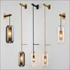 Wall Lamp Vadim Post-modern Gold Glass For Bathroom Mirror Light Fixtures Nordic Home Lighting Decor E14 Bed Room