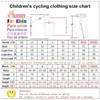 Cycling Jersey Sets High Quality Kids Cycling Clothing Summer Kids Jersey Set Biking Long Sleeve Clothes Suit MTB Children's Cycling Wear 231120