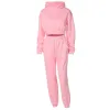 Women's Hoodies Sweatshirts 2023 Women Casual Fleece Fashion Black Pink Ladies clothes 230306