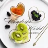 Kommen mdzf liefje hartvormige glazen dessertkom gouden rand salade fruit transparante champagne jamgerecht