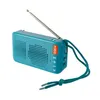 Colorato portatile Tg184 altoparlante wireless con antenna esterna a ricarica solare con radio Fm e lettore di schede Usb Tf